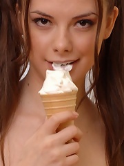 Teen with big tits