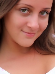 Natural busty hottie