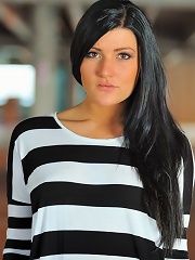 Marletta in the parking garage getting naked