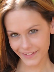 Kara shows off her sweet boobs